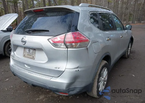 2015 Nissan Rogue Sv z USA, uszkodzony, nr VIN KNMAT2MTXFP543805